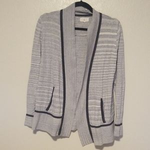 Navy/grey cardigan with pockets